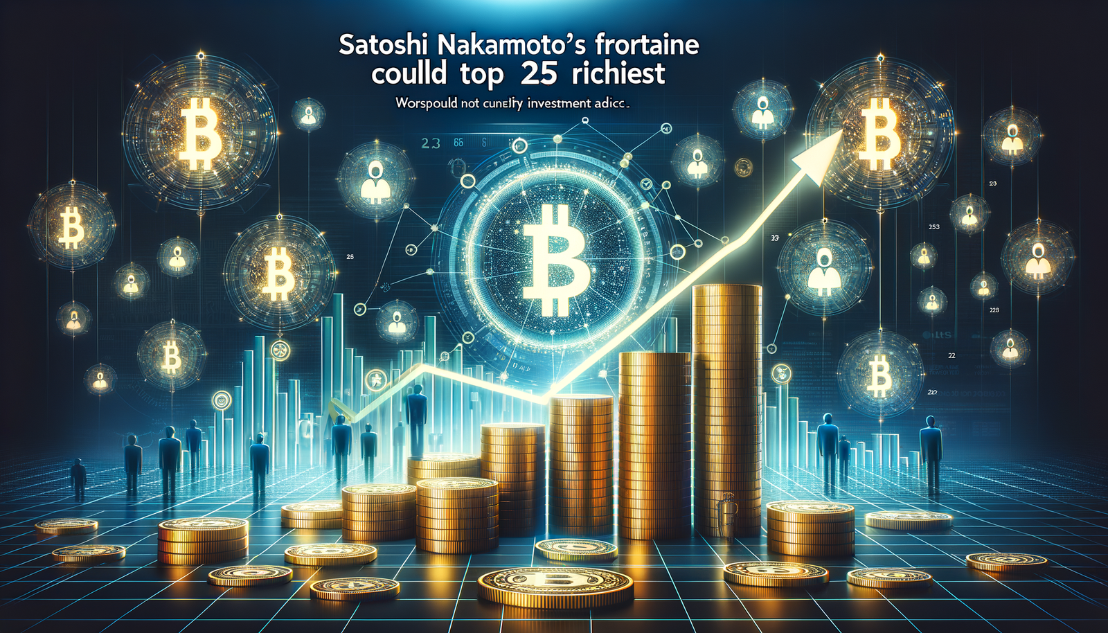 Fortuna de Satoshi Nakamoto Pode Topar 25 Mais Ricos