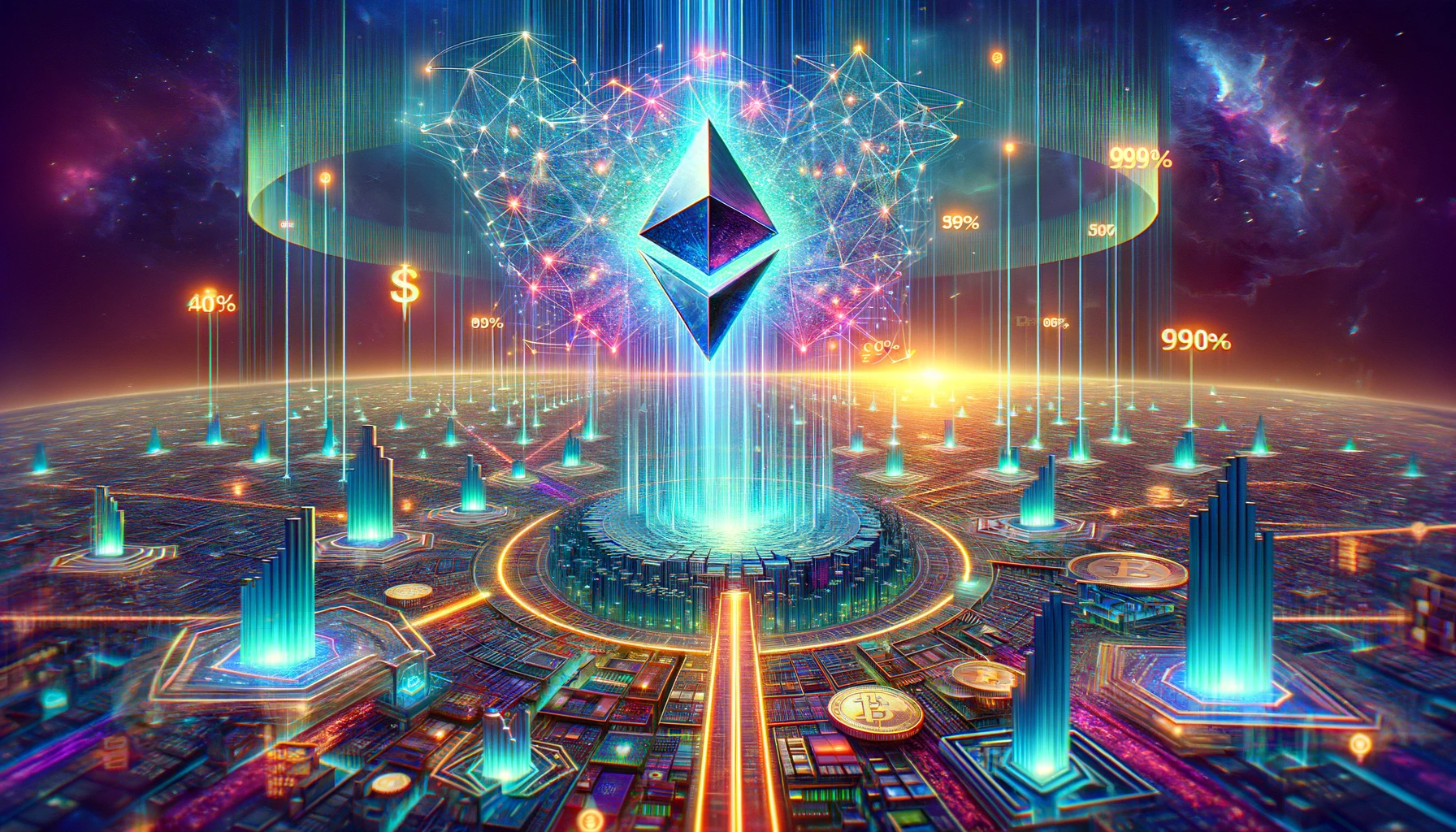 Rollups Ethereum: Queda de Taxas em 99% com Dencun