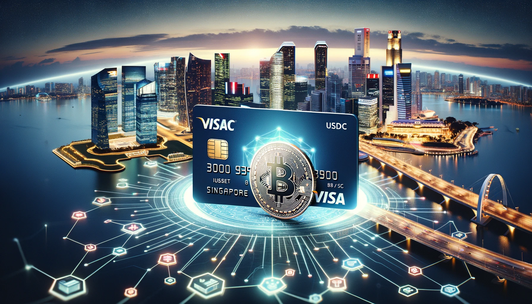 Fintech de Singapura lança cartão Visa com USDC